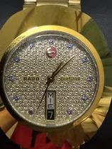 Comprar Rado R12413314 Diastar Reloj Automático Correa Negra Dorado Dorado Blanco