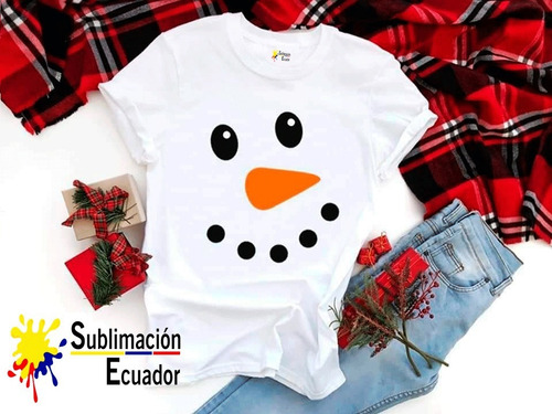 Imagen 3 de 6 de Camisetas Navideñas Totalmente Personalizadas.