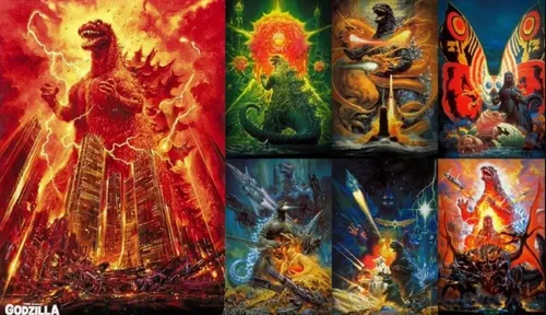 Box Godzilla - Filmes Legendado Ou Dublado + Brinde | MercadoLivre