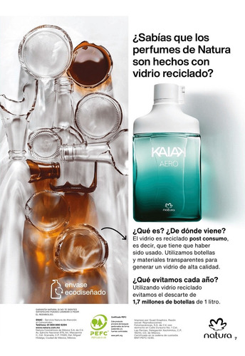 Natura Perfume Kaiak Aero Femenino 100 Ml. + Envió