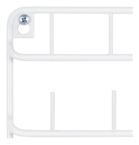 Soporte De Metal Blanco Para 54 Carretes, Montaje En Pared