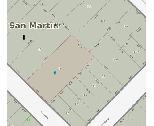 Imagen 2 de 8 de Lote En Venta De 975m2 Ubicado En Barrio Parque Gral San Martín