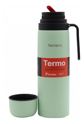 Termo Con Manija 1 Lts Pampero & Terrano (varios Colores)