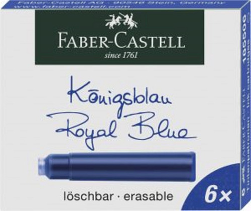 Tinta Universal Faber Castell  Pack 5 Cajas De  6 Cartuchos