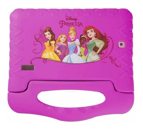 Tablet Multilaser Disney Princesas 7" 8GB rosa com memória RAM 1GB