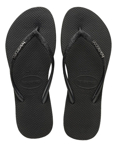 Havaianas Ojotas Slim Mujer Plataforma Brillos Sparkle