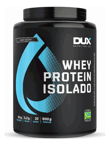Whey Protein Isolado Pote (900g) - Sabor: Neutro Neutro