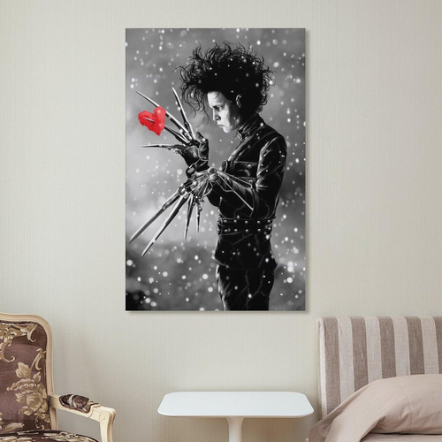Edward Scissorhands Movie Classic Fantasy Canvas Art Poster
