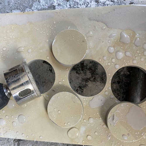 Broca Copa Diamantada A+ Vidrio Marmol Granito Ceramic 105mm