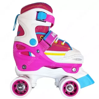 Patines 4 Ruedas Extensibles Con Bota Simil Soy Luna 30-33 | 34-37