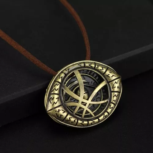 MARVEL DRSTEYEPNK03 Doutor Estranho Olho de Agamotto Colar com pingente,  ouro