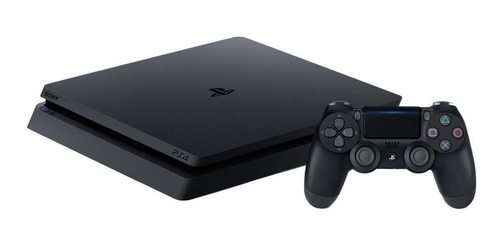 Sony PlayStation 4 Slim 1TB Mega Pack: Grand Theft Auto V Premium Edition/God of War/Death Stranding color negro azabache