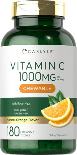 Suplemento Carlyle Vitamina C Masticables 1000 Mg 180 Compri