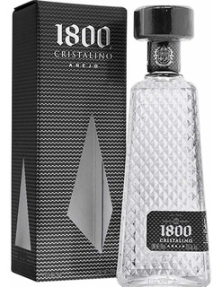 Tequila 1800 Cristalino Añejo X 12 Bot - mL a $4200