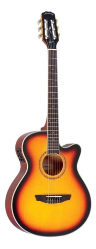 Violão clássico Strinberg Vienna VE30C para destros sunburst