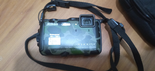 Nikon Aw120 Sumergible Camuflada Hd Wi-fi 