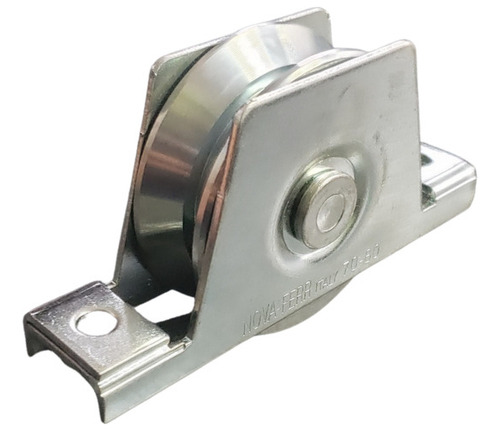 Rueda Para Porton Corredizo 8 Cm Canal V Y Riel Angulo