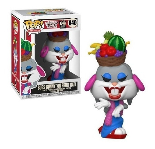 Funko Pop Looney Tunes - Bugs Bunny In Fruit Hat #840