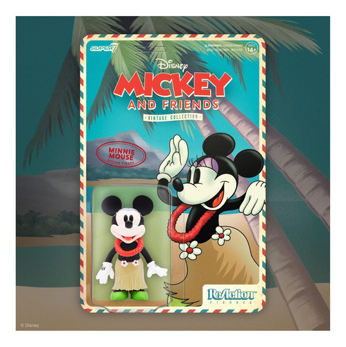 Super7 Disney Mickey Y Sus Amigos Minnie Mouse (holiday 375