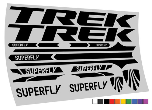 Adesivo Trek Superfly Mtb Speed 10 Cores Frete Gratis