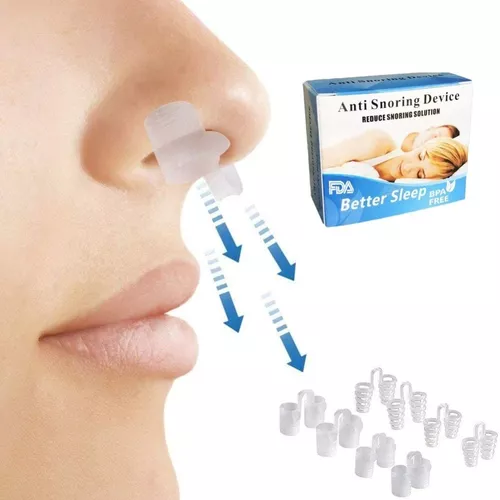Dispositivo Anti Ronquidos Oxigena Dilatador Nasal (8 Pzs)