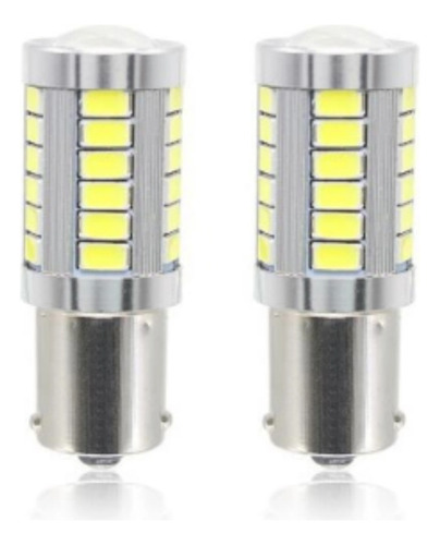 Bombillo Led Stop Cruce 1156 33 Leds Bajo Consumo 12/24v