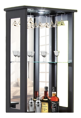 Cantina De Madera Chala Elegante Moderna |2 Piezas