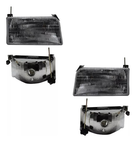 2 Faros Dfzn F-350 1992 1993 1994 1995 1996