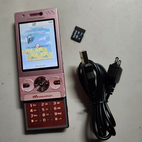 Sony Ericsson Walkman W705 Rosa Tiene Código, Con Cable De Carga, Memoria 1gb, !leer Descripcion!, Pantech, Benq, iPhone, Blackberry, Alcatel, W600 (Usado)