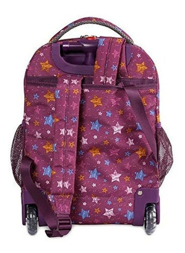 J World New York Sunny Rolling Mochila) Rbs-17 Estrellas