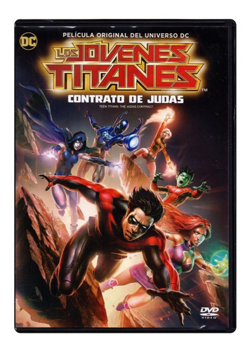 Los Jovenes Titanes Contrato De Judas Dc Pelicula Dvd