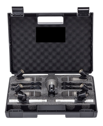 Imagen 2 de 8 de Set Microfonos Bateria Samson Dk707 7 Microfonos + Clamp