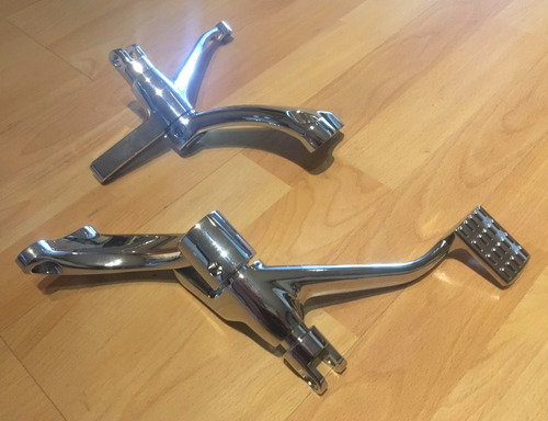 Mandos Adelantados Cromados Para Harley Sportster 14 O Mas
