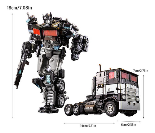 Juguete De Aleación Coche Robot Transformers Optimus Prime