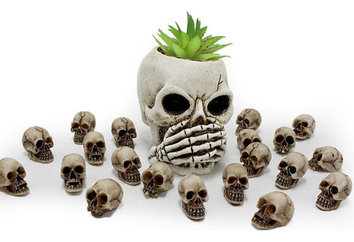 40 Unidades De Juguetes Con Maquetas De Calaveras De Simulac