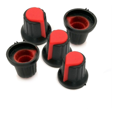 Potenciometro Lineal 100k Wh148 Con Perilla X 5 Unidades