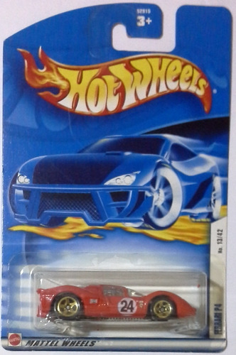 Hot Wheels Ferrari P4 13/42 Año 2002