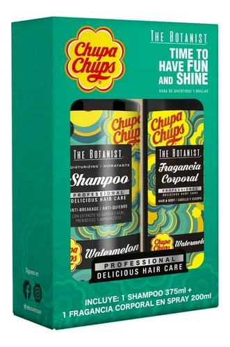 Shampoo 375ml + Mist Corporal 200ml Chupa Chups Watermelon