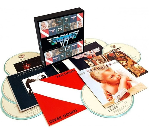 Cd Van Halen The Studio Albums 1978/1984 Boxset 6cds Nuevo 