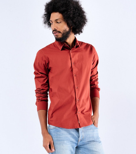 Camisa Hombre Moda Botones Unser