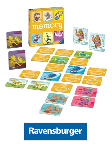 Memoria Dinos Deportes Ravensburger Juego De Mesa Memory