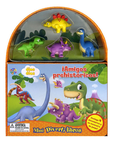 Mini Divertilibros-amigos Prehistoricos - Vv.aa