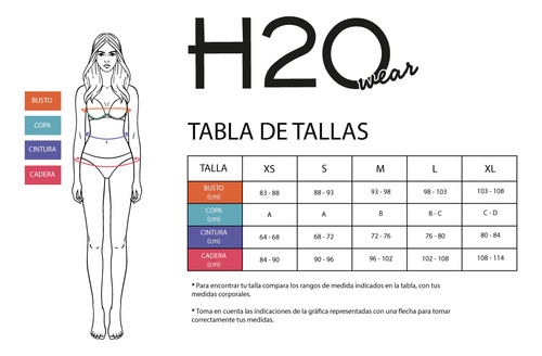 Traje De Baño Mujer Bot Amanda H2o Wear