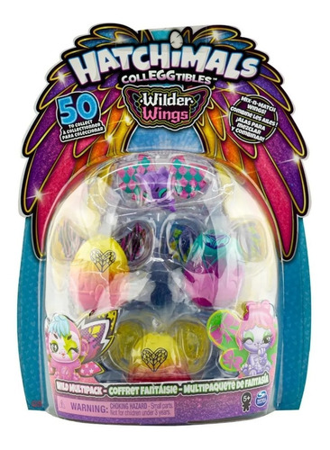 Hatchimals Wilder Wings Alas Fantasia 4 Figuras Spin Master