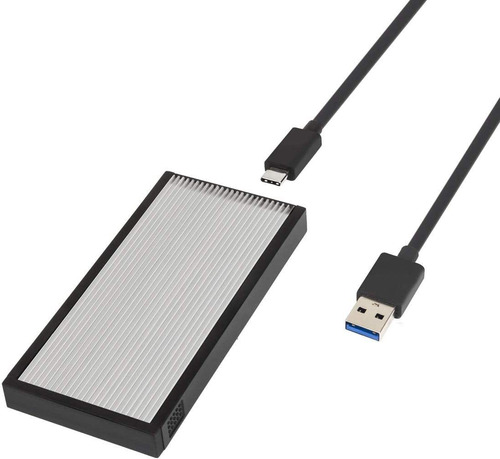 Adaptador De Caja Ssd Usb C Aluminio M.2 Sata Bkey, Usb...