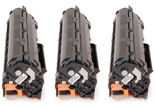 Imagem 2 de 10 de Kit 3x Toner 285a Compatível Ce285a 285 85a P-1109w 1102w
