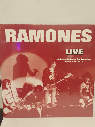 Ramones Live Vinilo Lp Nuevo 