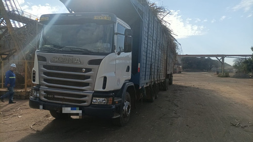 Scania G 420 6x4 Ano 2011 Plataforma Com Carroceria De Cana.