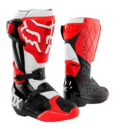 Botas Motocross Fox Racing Comp R Activelock Rojo