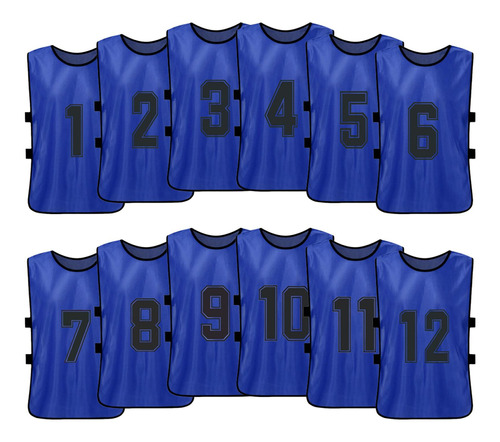 Equipo De 12 Unidades De Fútbol Para Adultos, Camisetas De F